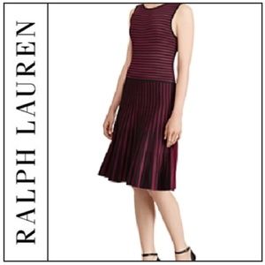 NWT { Lauren Ralph Lauren } Fit & Flare Dress